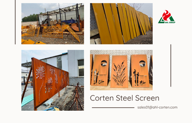 Corten Steel Screen